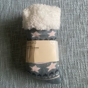 Esmara Star Pattern Socks with White Cuff